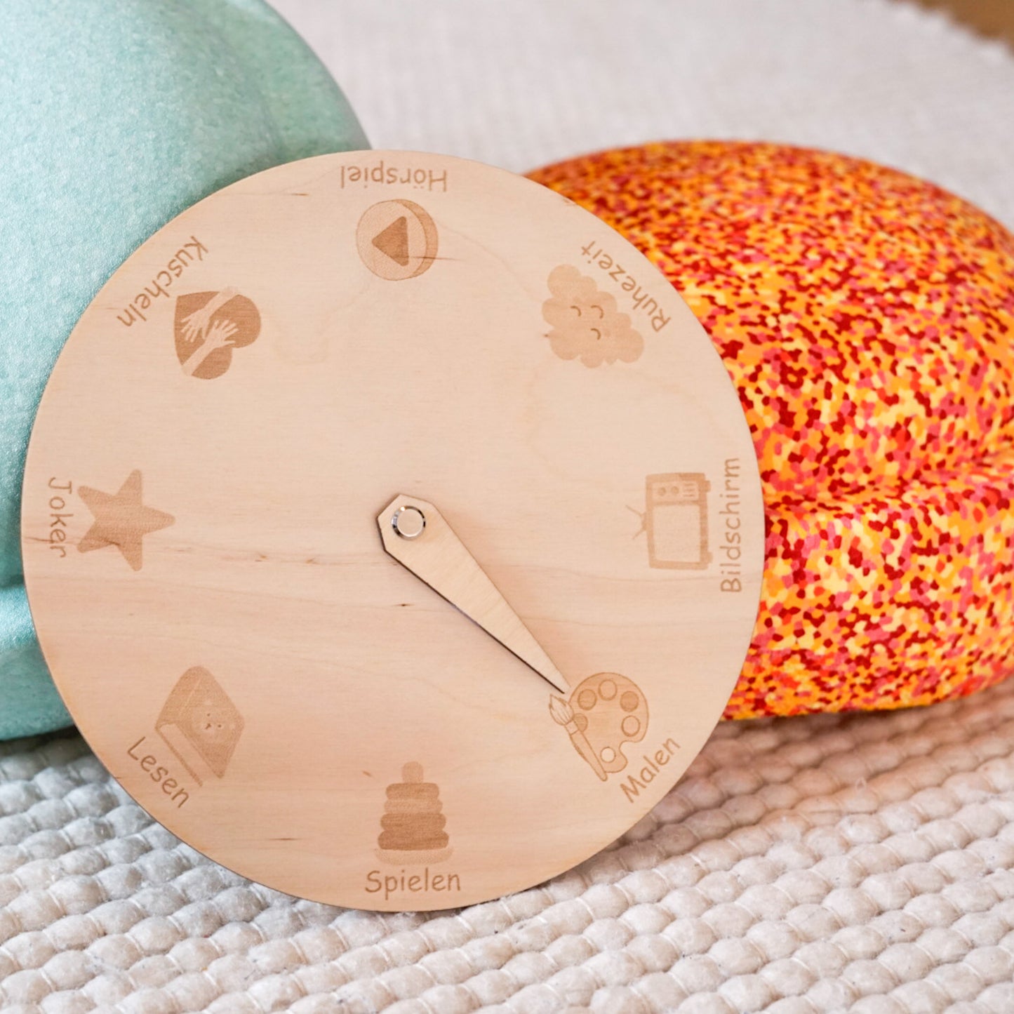 Montessori Routinerad – kompatibel mit Stapelstein® | Holz