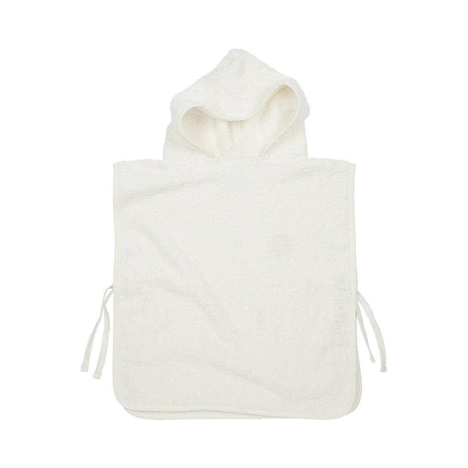 Baby Badeponcho Frottee Uni-Offwhite