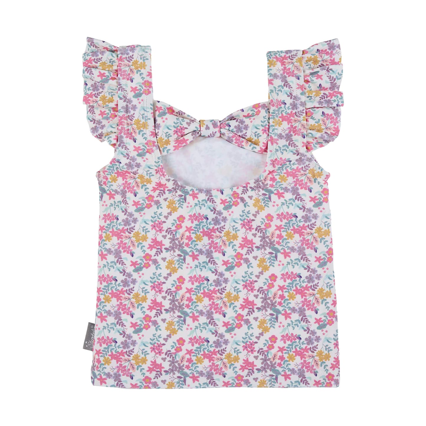 591 × 591 Pixel Sterntaler UV Schwimmshirt Baby Blumen Ecru Rückenansicht