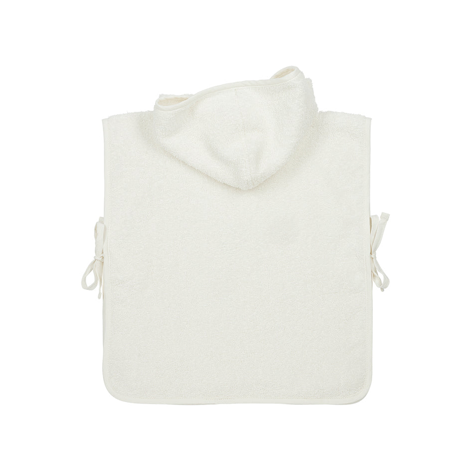 Baby Badeponcho Frottee Uni-Offwhite