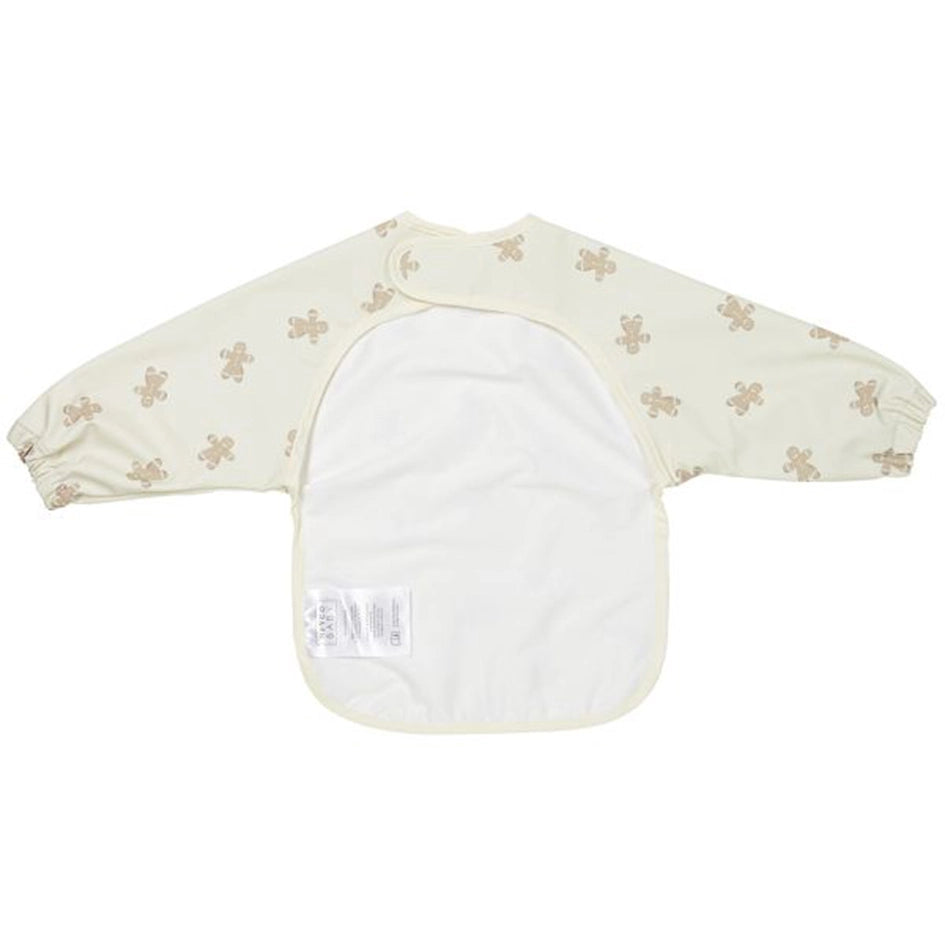 aermellaetzchen im lebkuchendesign für babys der marke meyco in der gesamten rueckansicht