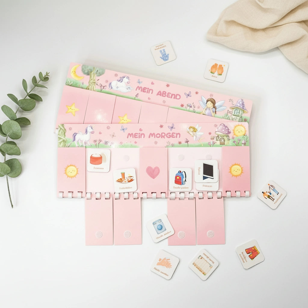 Routineplaner für Kinder – ZAUBERWALD | Morgen & Abend