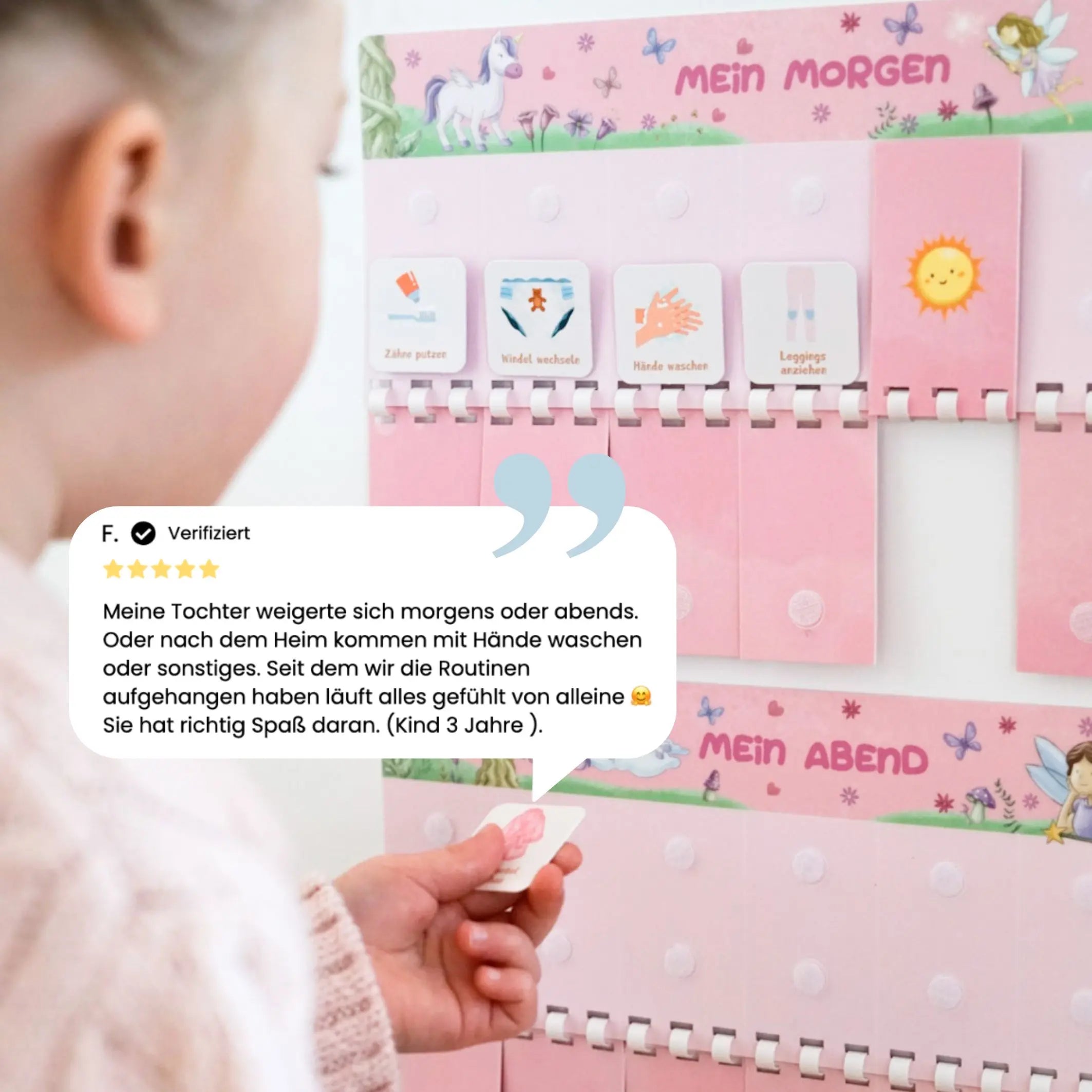 routineplaner für kinder zauberwald mit kundenbewertung