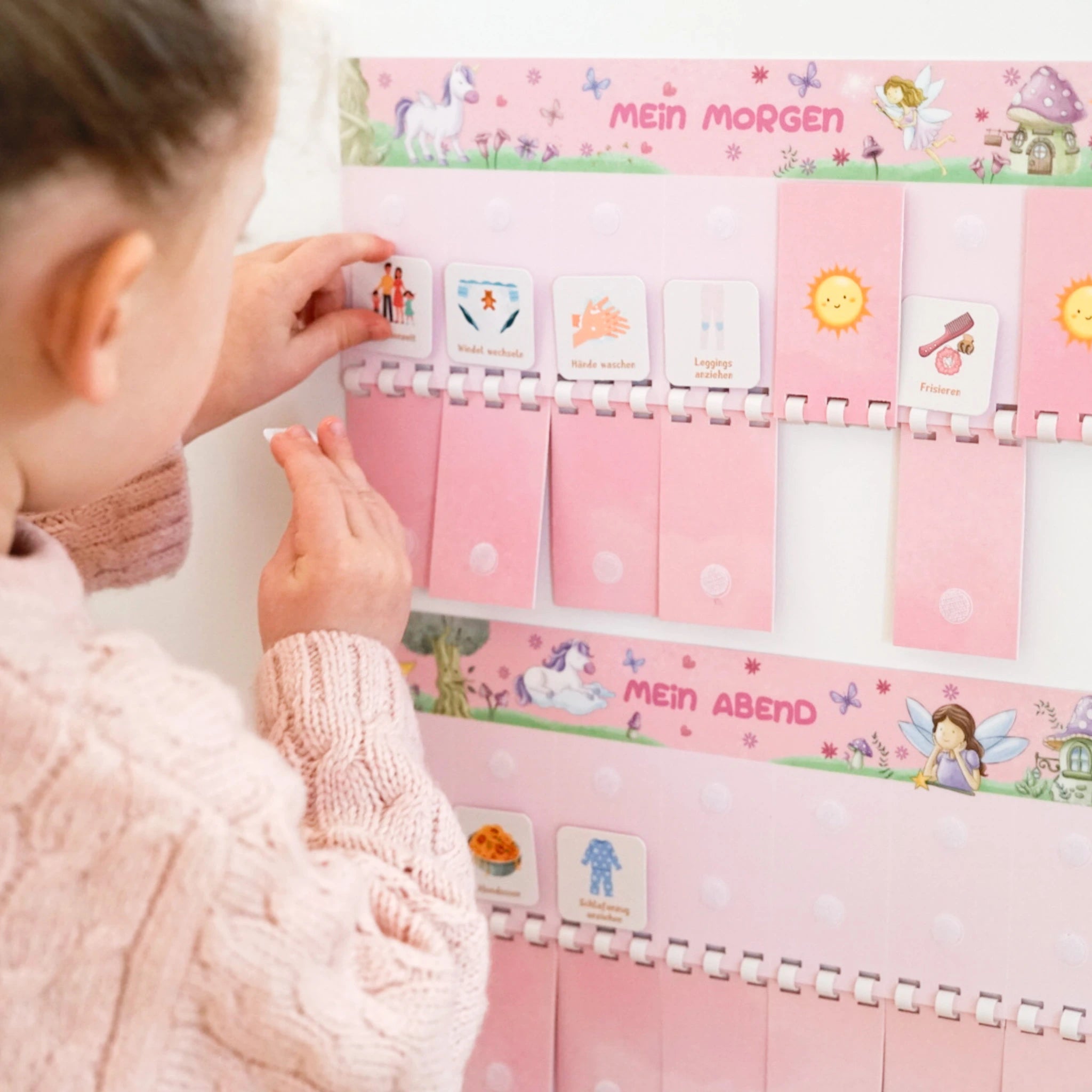 Kind nutzt CHACHOU Routineplaner
Zauberwald - Montessori inspirierte
Morgenroutine