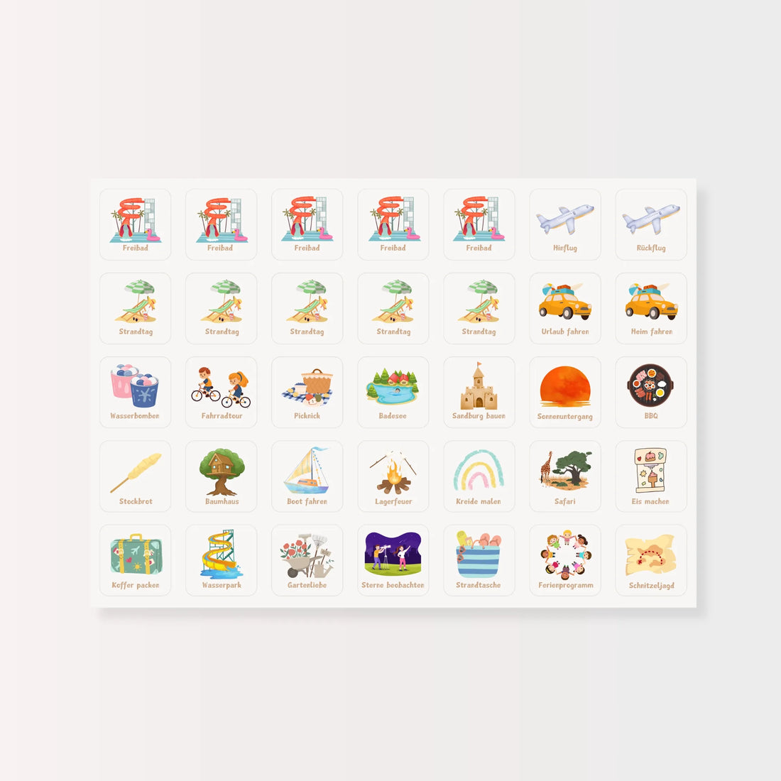 Sommer-Routinen Erweiterungsset