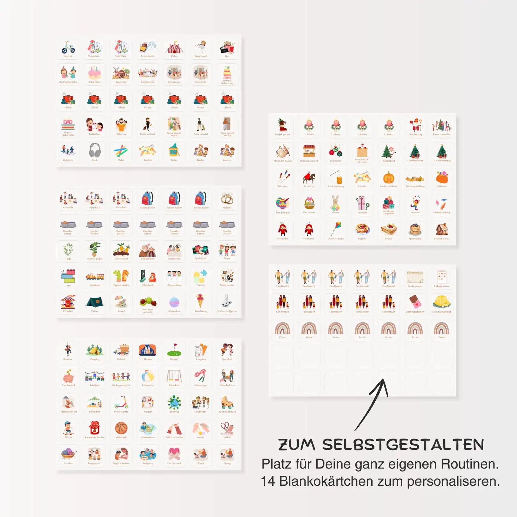 routinekarten für wochenplaner kinder teil 2