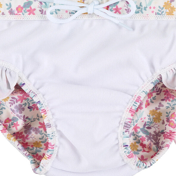 Sterntaler Badehose mit Blümchen und Schwimmwindel innen