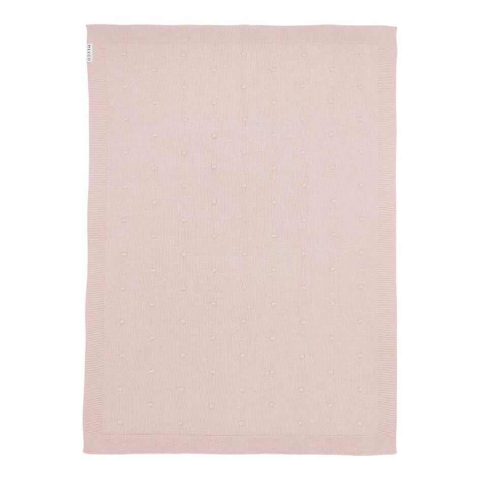 Meyco Babydecke in soft pink Gesamtansicht