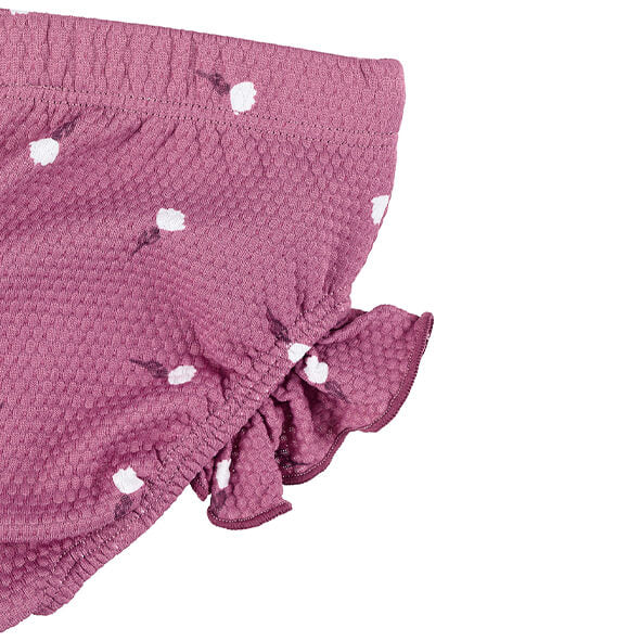 Schleife an Sterntaler Badehose in rosa mit Röschen