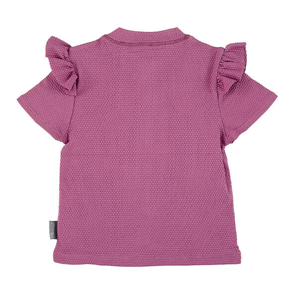 Rückseite eines Sterntaler UV Schwimmshirt Baby rosa mit Strukturmaterial