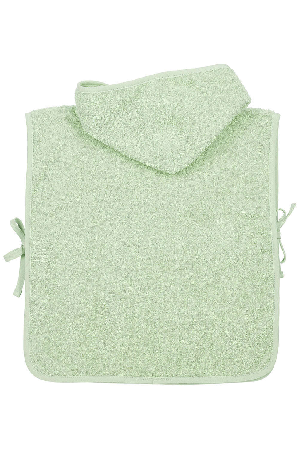 Baby Badeponcho mit Kapuze - Soft Green