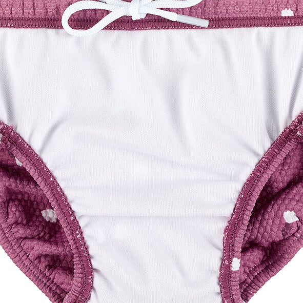 Sterntaler Badehose in rosa mit Röschen mit Schwimmwindel innen