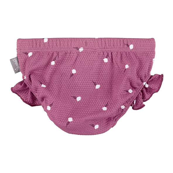 Rückseite Sterntaler Badehose in rosa mit Röschen