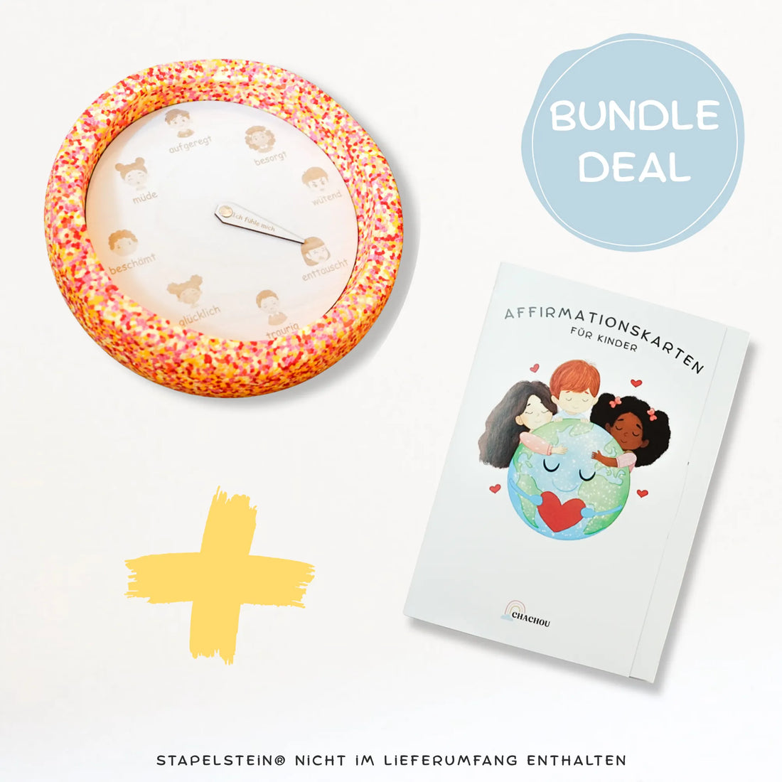 Gefühlsrad &amp; Affirmationskarten Set