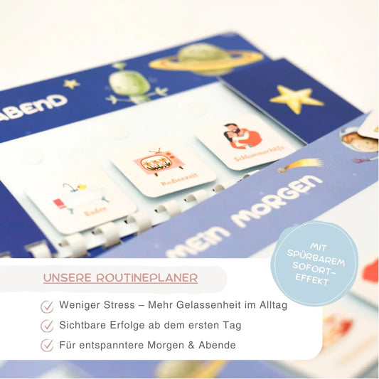 Routineplaner Kinder – PLANETEN 2er-Set mit 140 Symbolkarten