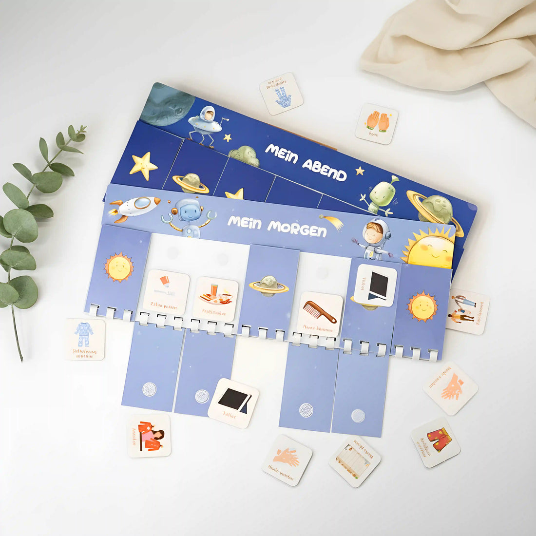 Routineplaner für Kinder – PLANETEN | Morgen &amp; Abend