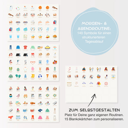 Routineplaner & Wochenplaner Starterset – REGENBOGEN