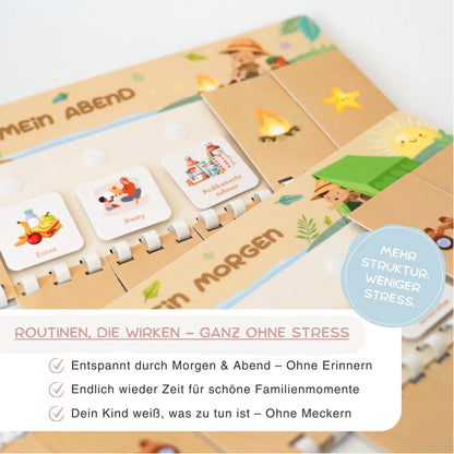 Routineplaner Kinder – WILDLIFE 2er-Set mit 140 Symbolkarten
