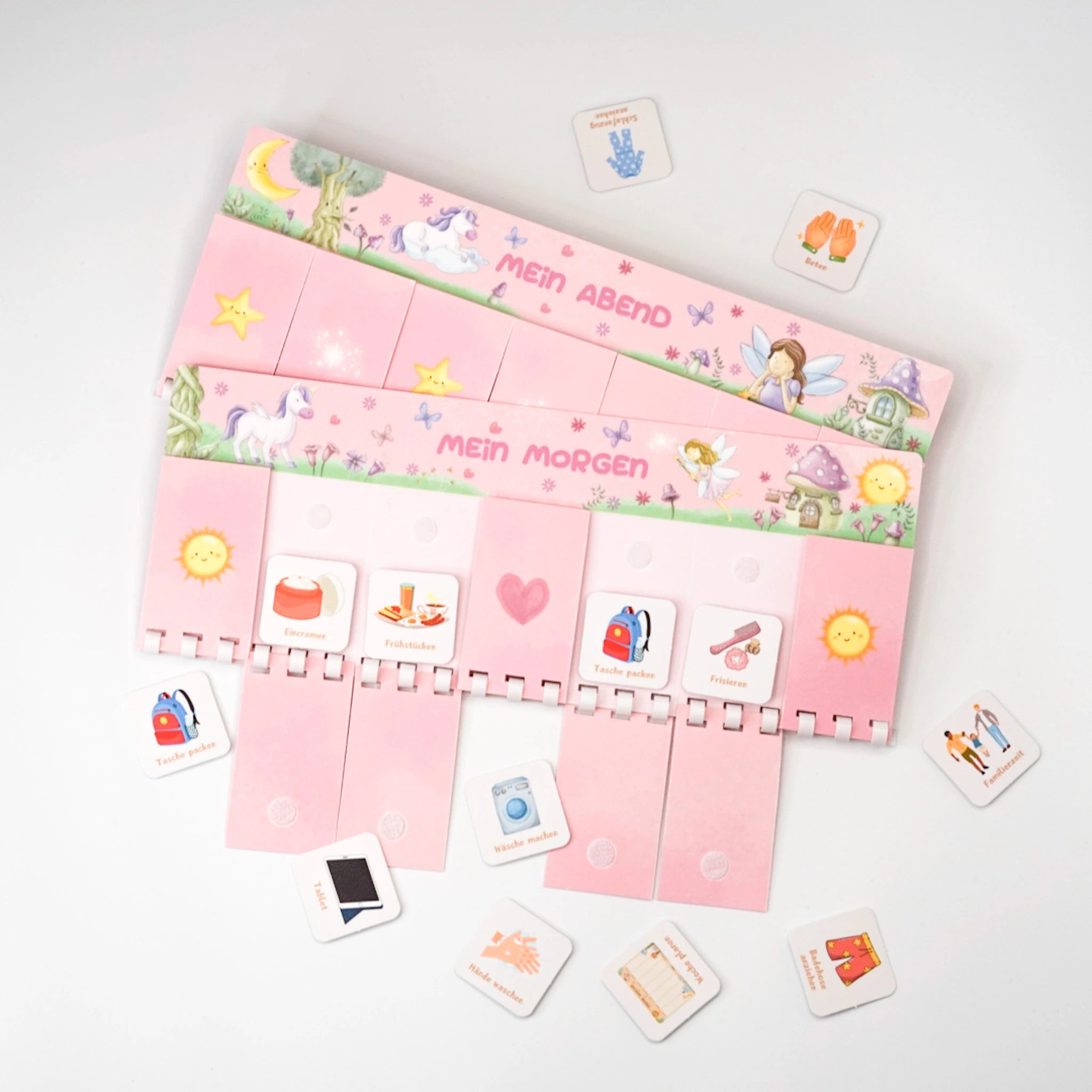 chachou routineplaner zauberwald für kinder beide planer