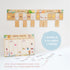 routineplaner & wochenplaner Starter Set wildlife für kinder 