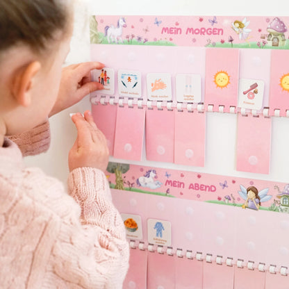 chachou routineplaner zauberwald mit kind in aktion