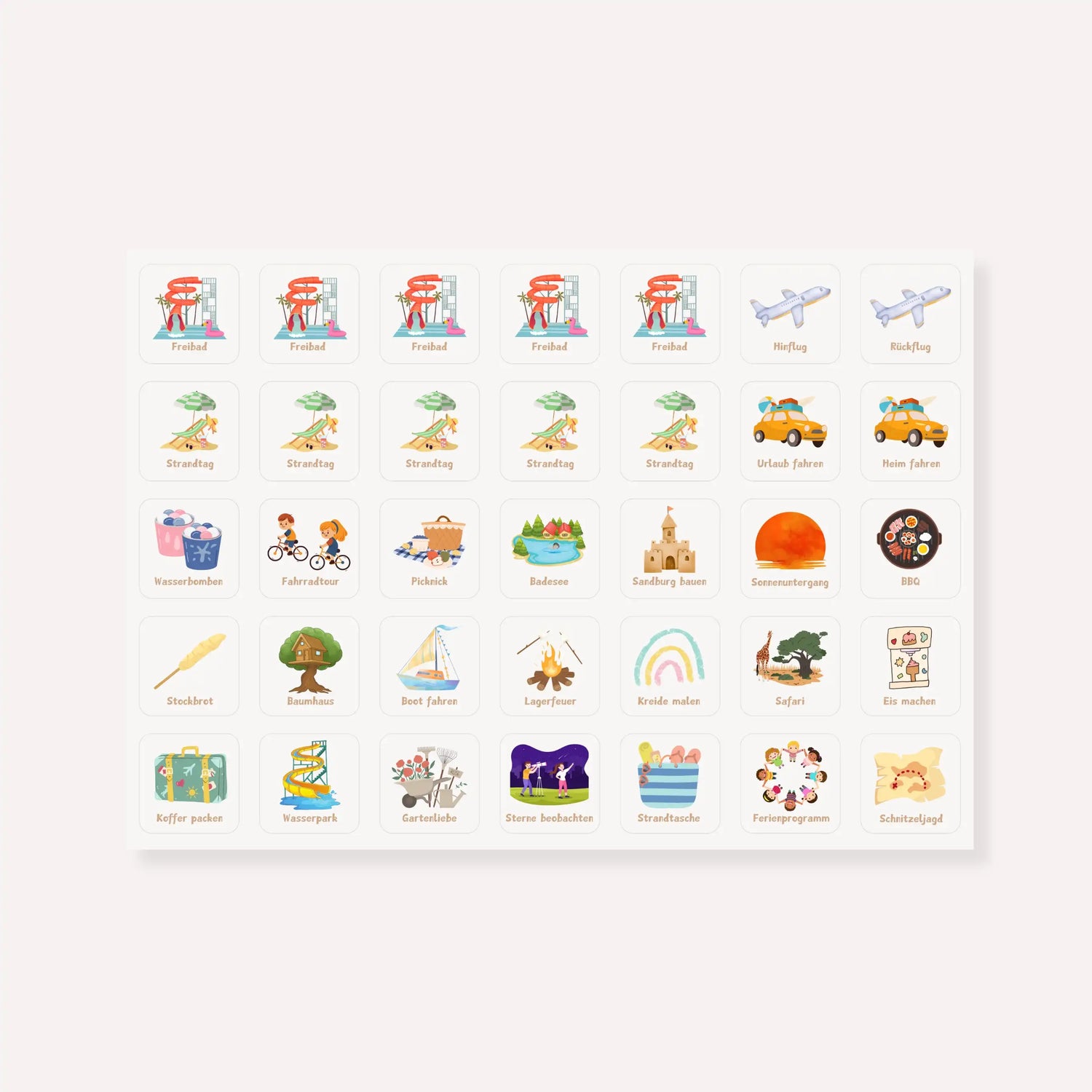 Sommer-Routinen Erweiterungsset