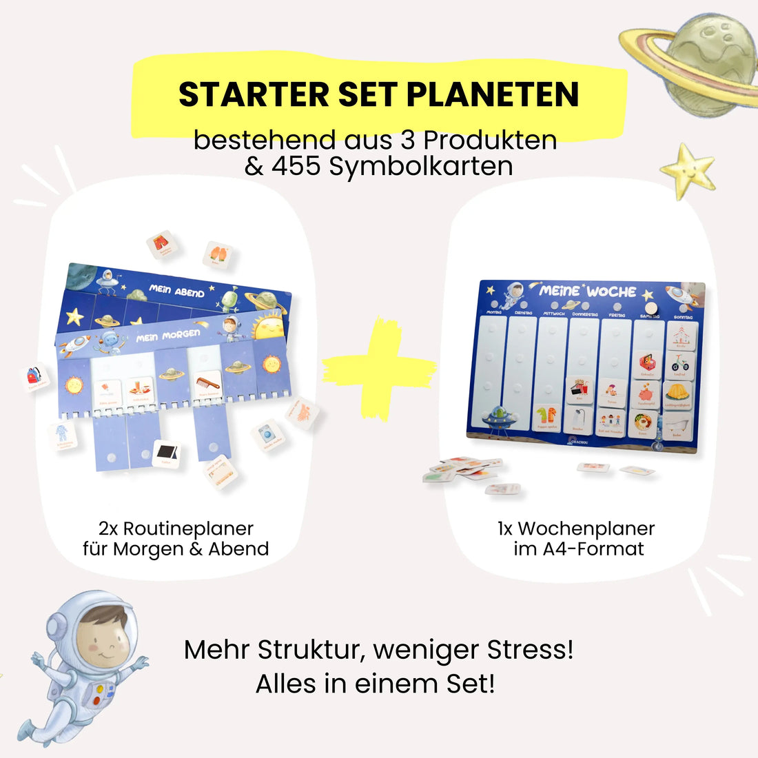 Routineplaner &amp; Wochenplaner Starter Set – PLANETEN