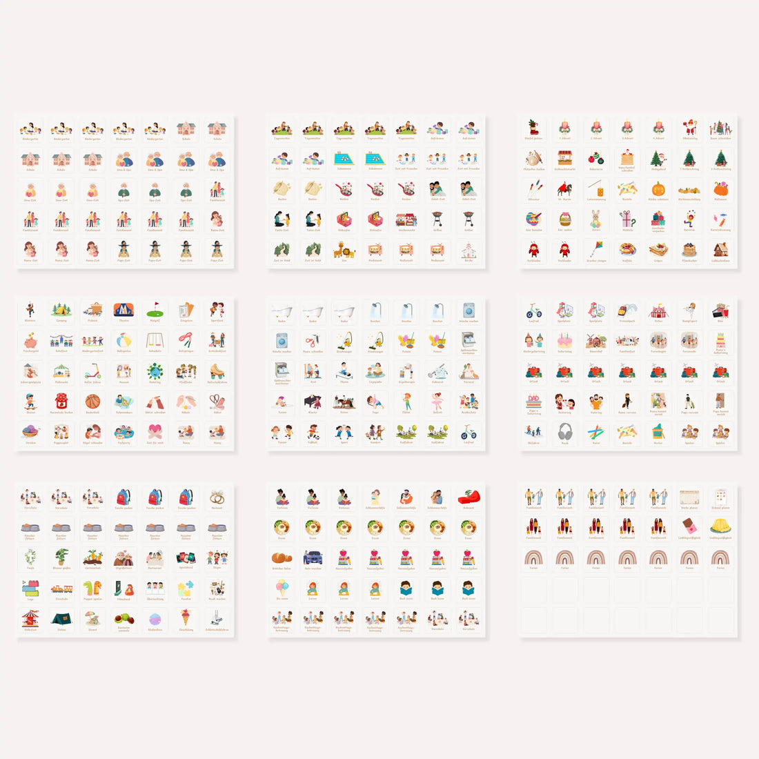 315 Symbole inkl. Klettpunkte | Wochenplaner