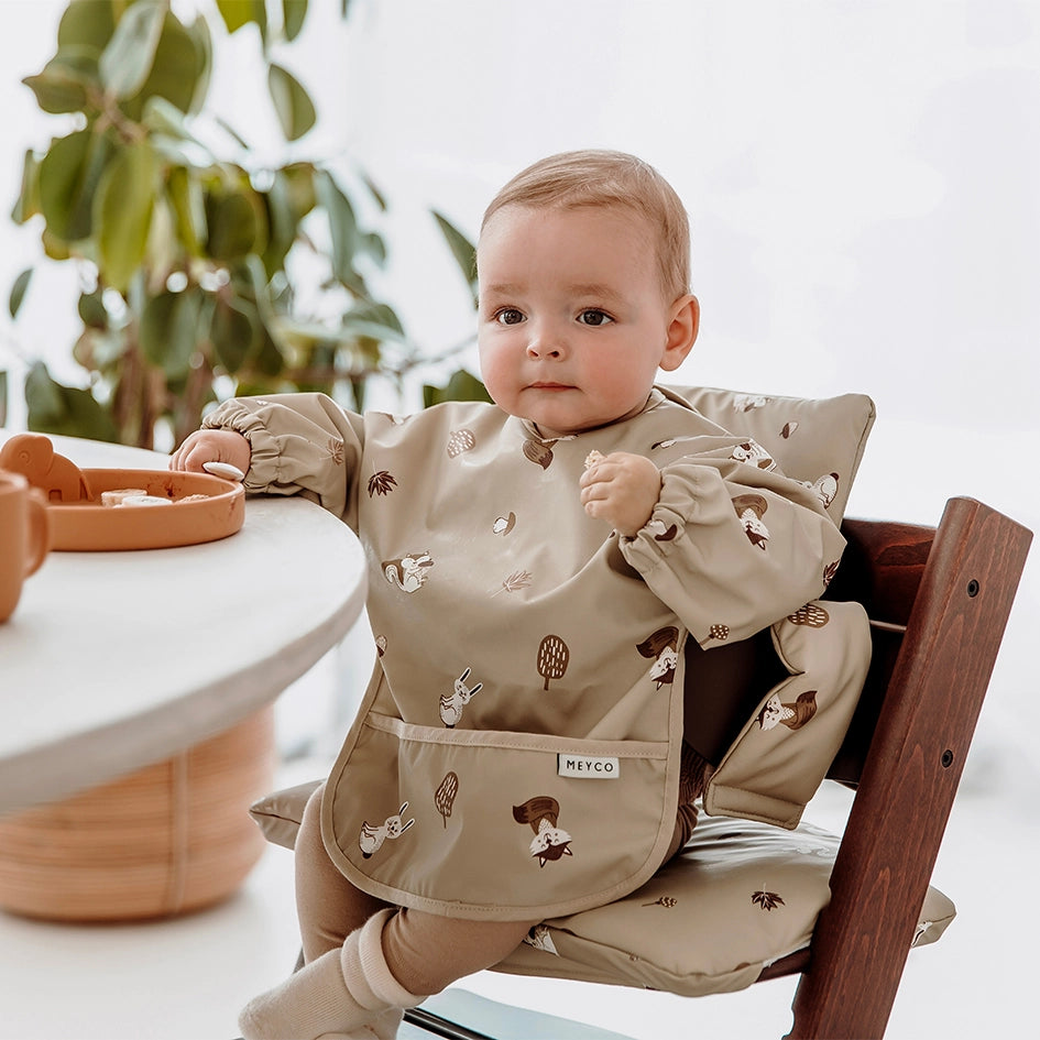 meyco babylaetzchen im waldtier  design mit kind