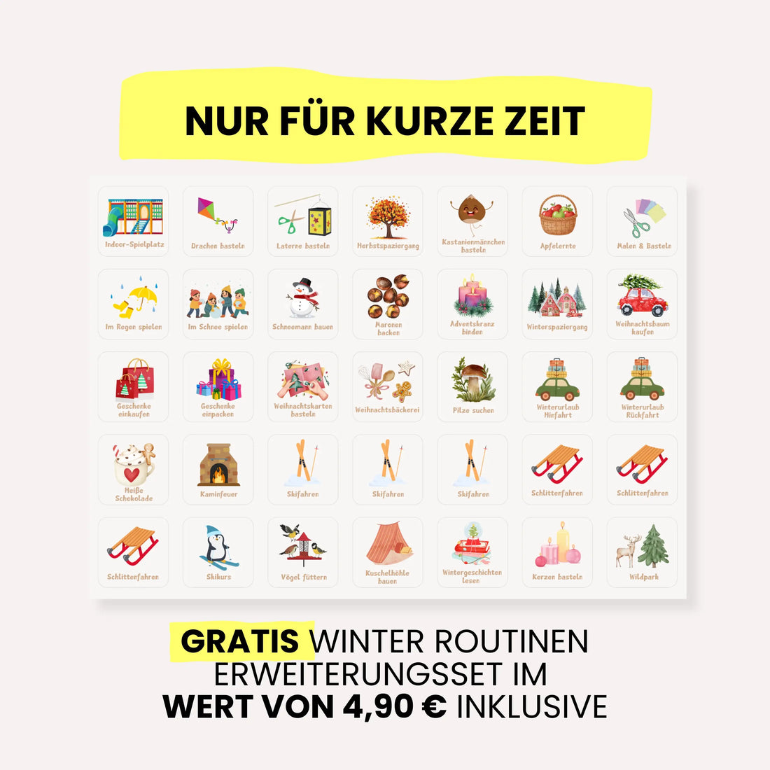 Routineplaner &amp; Wochenplaner Starter Set – WILDLIFE