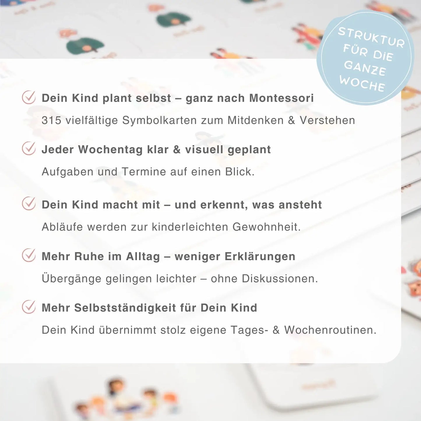 wochenplaner für kinder grafik mit vorteilen